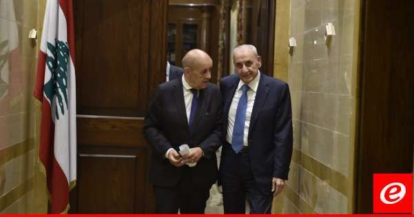 الانباء: جولة لودريان تنتهي بعودة الثنائي للمربع الأول تثبيت ترشيح فرنجية وتعويل على دور جنبلاط