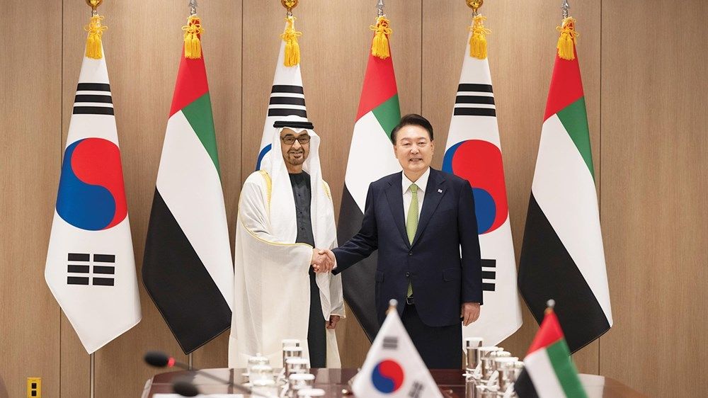 رئيس الدولة والرئيس الكوري: نعمل من أجل السلام والازدهار