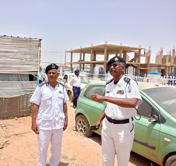 مدير ادارة مرور ولاية نهر النيل يتفقد شرطة مرور المحلية ومحطة الفحص الآلي بالدامر