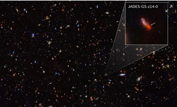 تكنولوجيا: تلسكوب جيمس ويب الفضائى يرصد أبعد مجرة معروفة فى صورة قياسية
