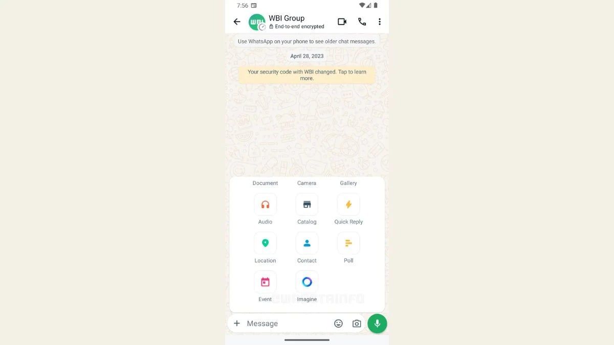 تكنولوجيا: واتساب يختبر ميزة جديدة لإنشاء الصور بالذكاء الاصطناعى عبر Meta AI