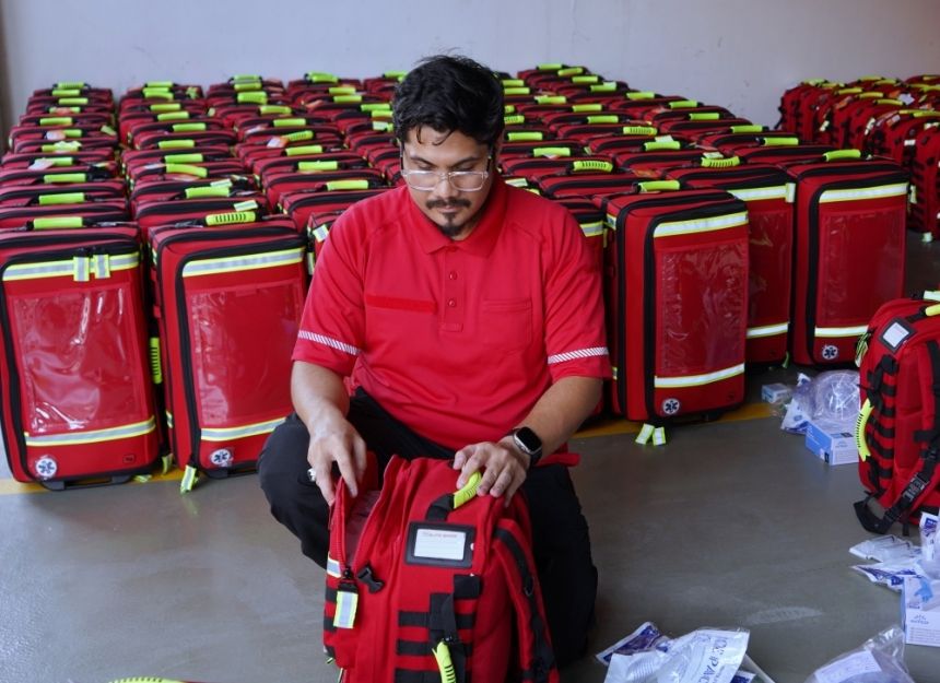 أكثر من 10 مليون قطعة مستهلكات طبية لسيارات الإسعاف المشاركة بالحج