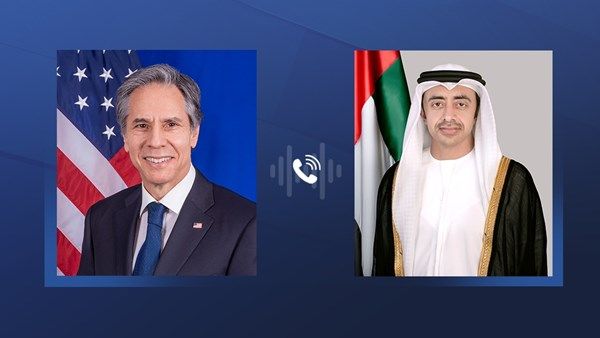 عبدالله بن زايد يثمن مقترحات بايدن بشأن إنهاء الحرب في غزة
