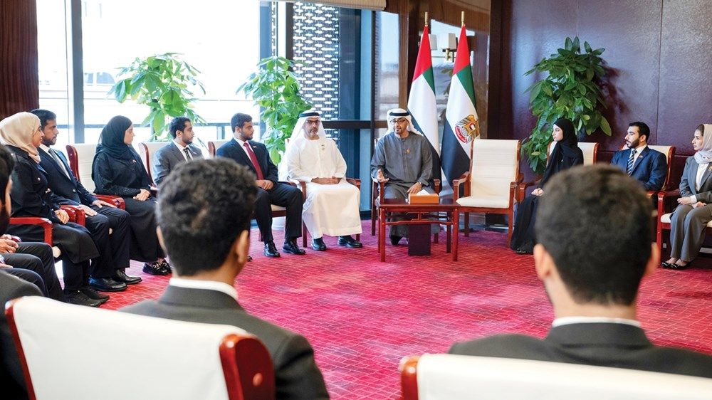 رئيس الدولة: شباب الإمارات ثروة الوطن الحقيقية