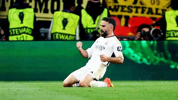 ريال مدريد يتقدم على دورتموند برأسية كارفخال في نهائي الأبطال