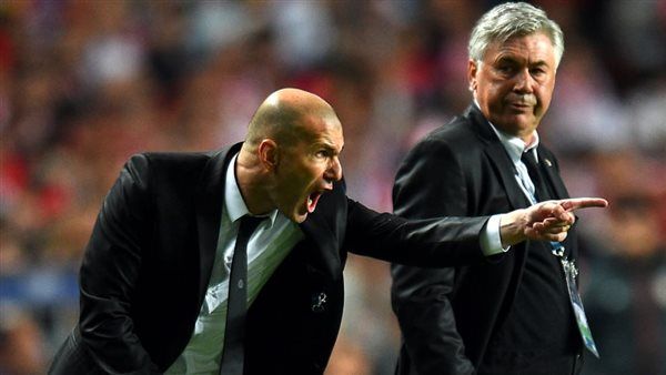 أنشيلوتي يعادل رقم زيدان التاريخي مع ريال مدريد