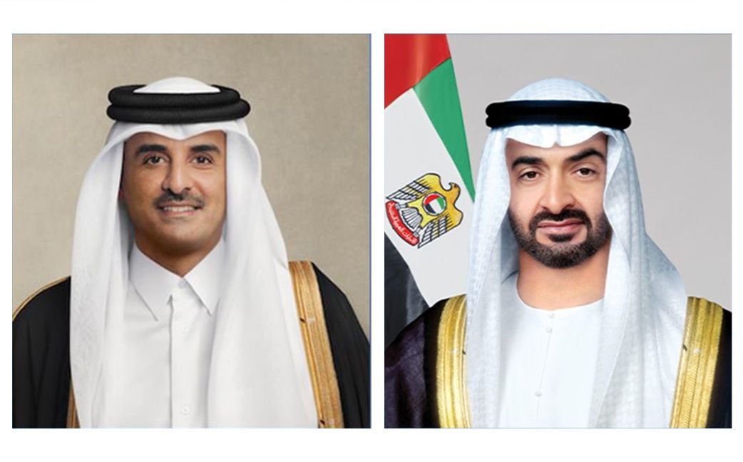 الامارات | رئيس الدولة في مقدمة مستقبليه.. أمير قطر يصل إلى البلاد في زيارة أخوية