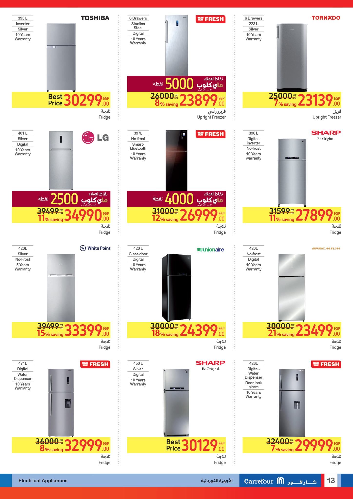 أقوى العروض من كارفور.. تخفيضات هائلة وخصومات حصرية حتى 11 يونيو “عروض عيد الأضحى المبارك”