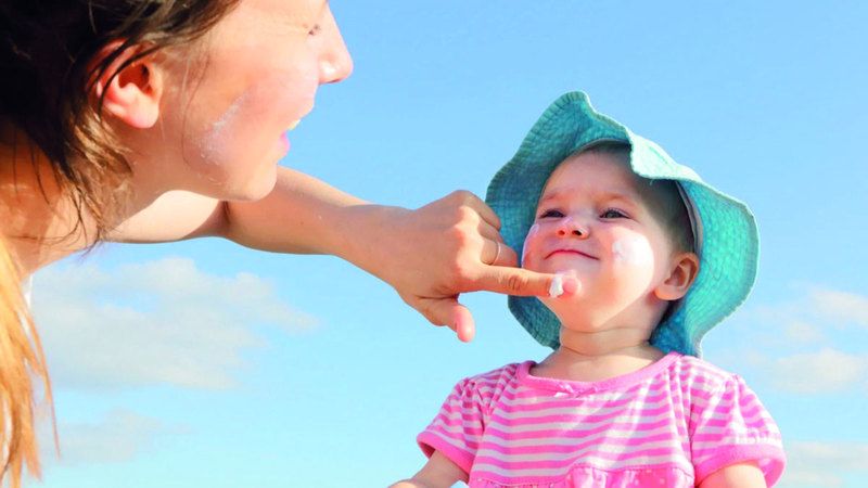 الامارات | اختيار كريم الوقاية المناسب للأطفال يتطلب التدقيق