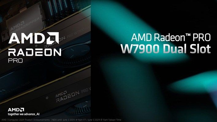 تكنولوجيا: معالج AMD Radeon Pro W7900 Dual Slot يحصل على تخفيض في الأسعار بقيمة 500 دولار #Computex2024
