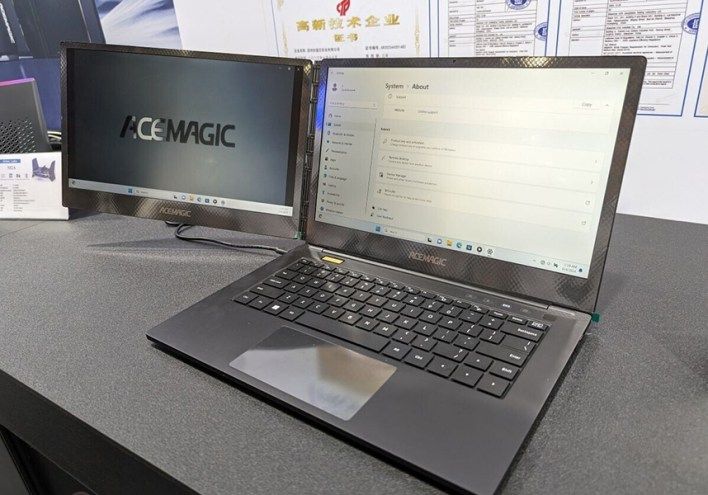 تكنولوجيا: Acemagic تكشف عن جهاز حاسب بشاشة مزدوجة ومعالج Alder Lake في مؤتمر #Computex2024