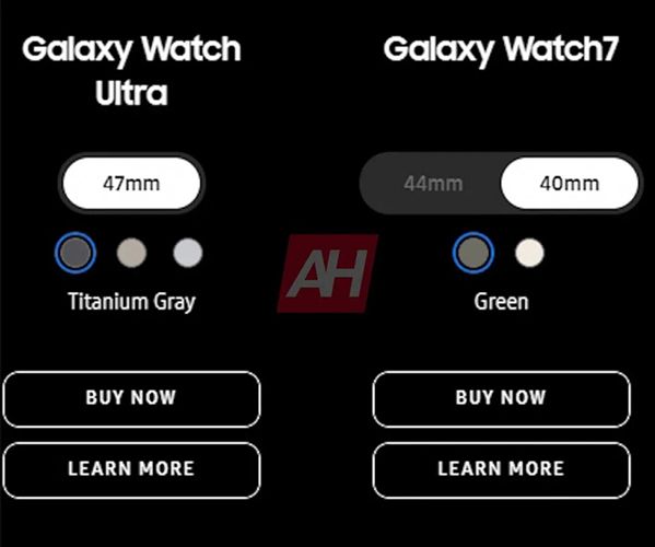 تكنولوجيا: تفاصيل مواصفات ساعات Galaxy Watch7 وGalaxy Watch Ultra المرتقبة