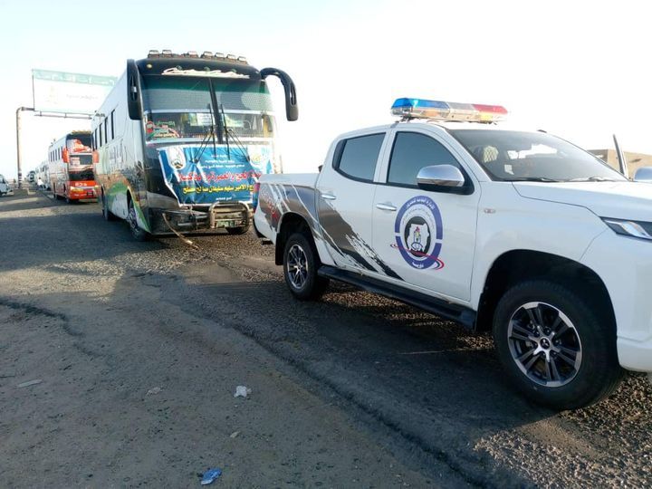 دائرة المرور السريع تفوج حجاج بيت الله الحرام وتكمل استعدادتها لتفويج المواطنين لعيد الاضحي المبارك