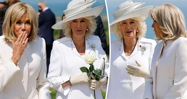 زوجة الرئيس الفرنسي تخرق البروتوكول الملكي.. فما موقف الملكة كاميلا؟