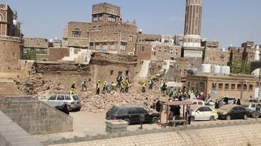 الخليج اليوم .. انهيار جزء من مسجد تاريخي بصنعاء القديمة ومقتل 3 أشخاص