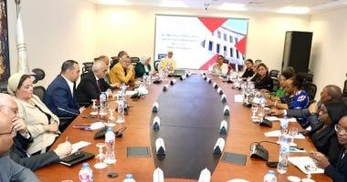 رضا حجازى يستقبل وفدًا من وزراء التعليم بمجموعة تنمية الجنوب الأفريقى