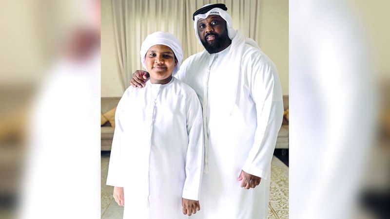 الامارات | من شابه أباه.. مروان عادل خميس مازال يعيش فرحة «الفنر»