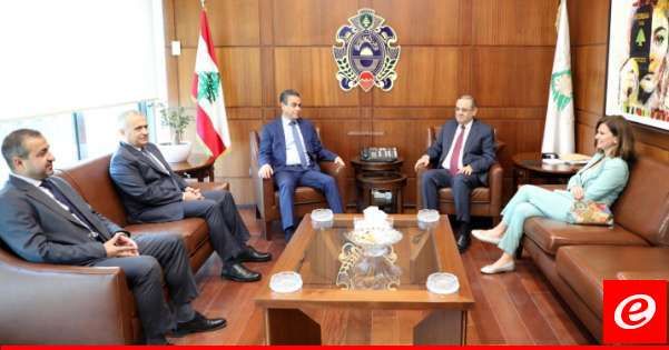 البيسري عرض مع وفد من التيار الوطني الحر ملف النزوح السوري