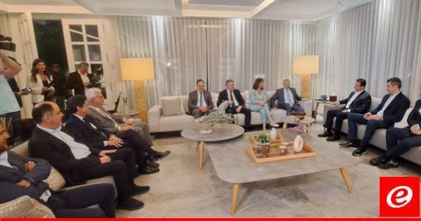 لقاء في دارة هيكل الخازن في جونية بين التكتل الوطني المستقل وباسيل