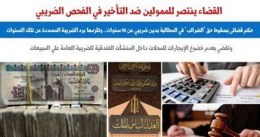 حكم قضائى يضع ضوابط المطالبة بالدين الضريبى حال تأخر الفحص.. برلمانى