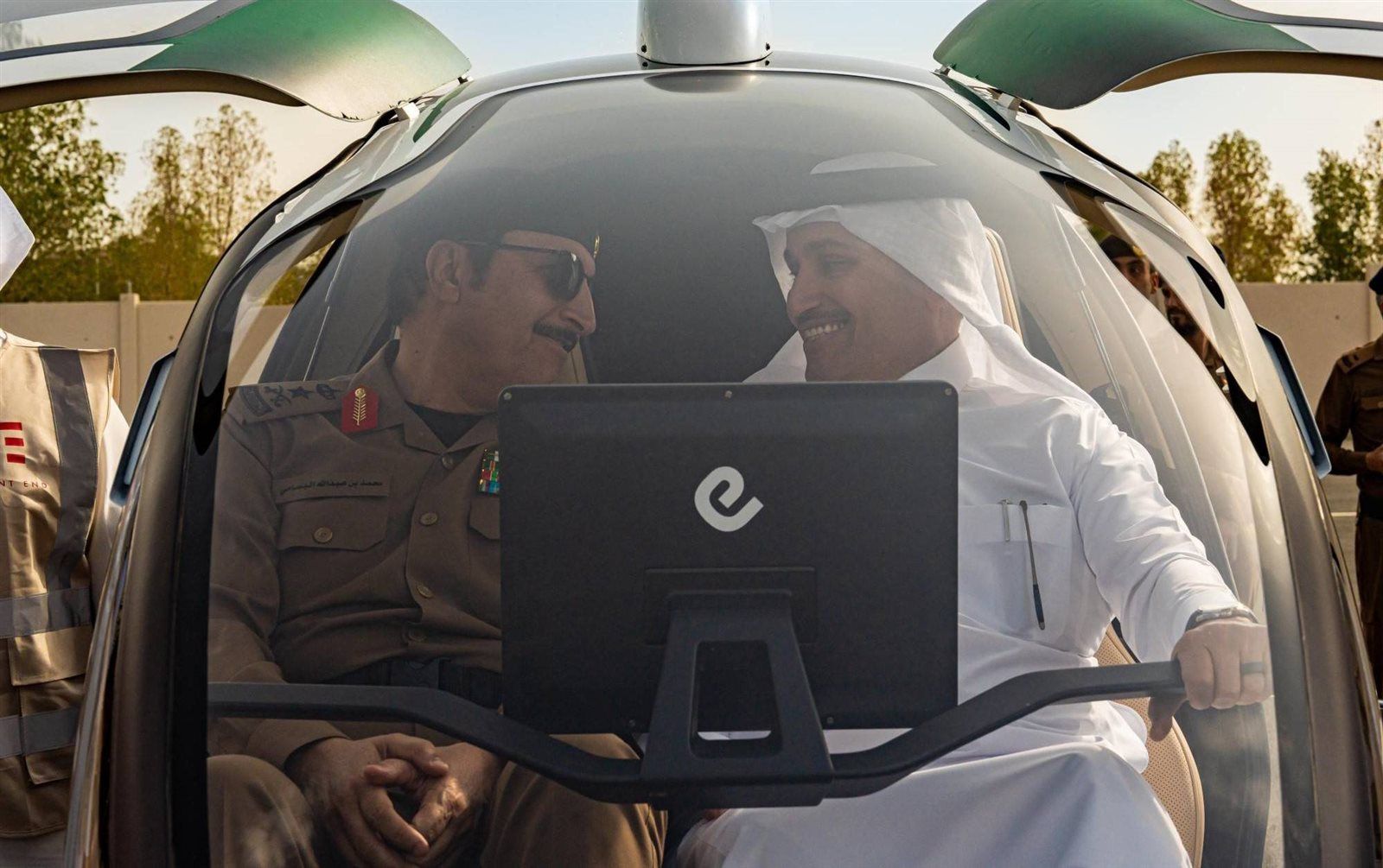 التاكسي الطائر يستعد لخدمة الحجاج