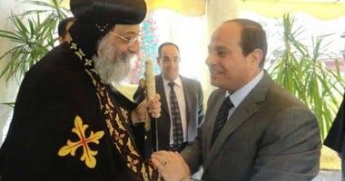 البابا تواضروس الثانى يهنئ الرئيس السيسي بعيد الأضحى
