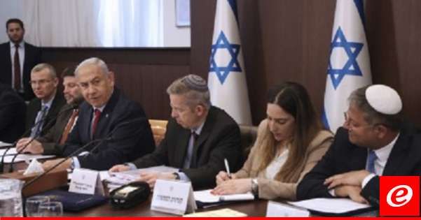 مجلس الحرب الإسرائيلي يجتمع لبحث التصعيد على الحدود الشمالية