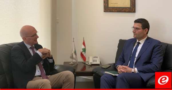 وزير الزراعة التقى السفير الألماني وأكد استمرار التنسيق لما فيه مصلحة الأمن الغذائي