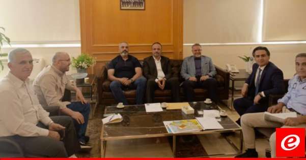 حمية بحث مع فياض في شؤون إنمائية مناطقية في حاصبيا والمنطقة الحدودية وفيما يتعلق بصيانة الطرقات