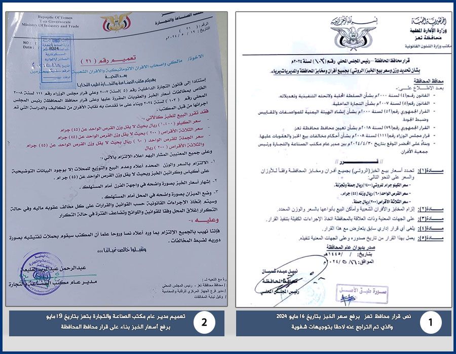 "يمن شباب نت" يفتح ملف ارتفاع أسعار "الخبز" في تعز.. الأسباب والحلول بين تراجع السلطة ورفض الأفران