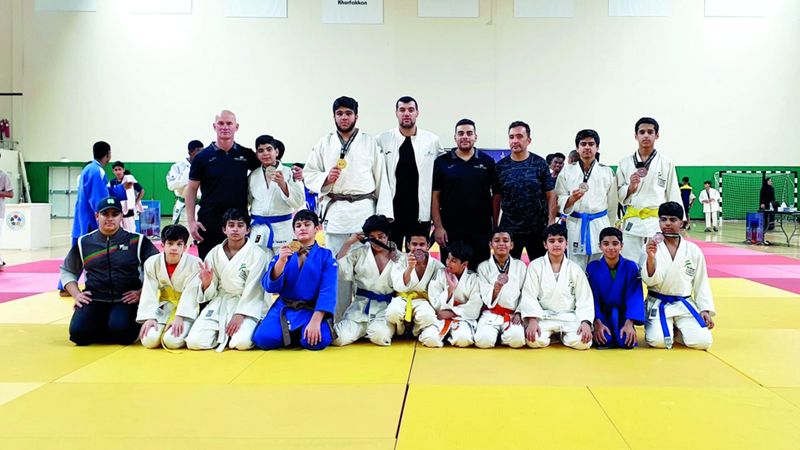 الامارات | نادي «الشارقة للدفاع عن النفس» يختتم الموسم بـ 107 ميداليات جودو