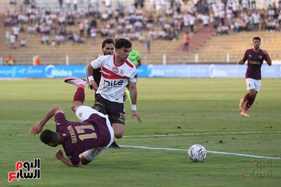 الزمالك يحقق فوزا مثيرا على سيراميكا بثنائية السعيد ونداى فى الدورى.. فيديو