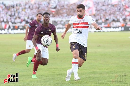 الزمالك يحقق فوزا مثيرا على سيراميكا بثنائية السعيد ونداى فى الدورى.. فيديو