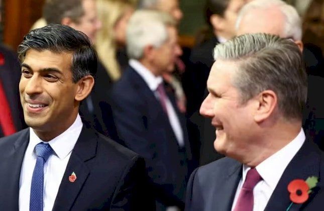 استطلاعات: سوناك يتراجع، ستارمر يتقدم