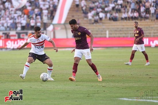 الزمالك يحقق فوزا مثيرا على سيراميكا بثنائية السعيد ونداى فى الدورى.. فيديو