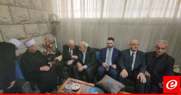 جنبلاط زار بعلبك على رأس وفد معزيا بدريد ياغي