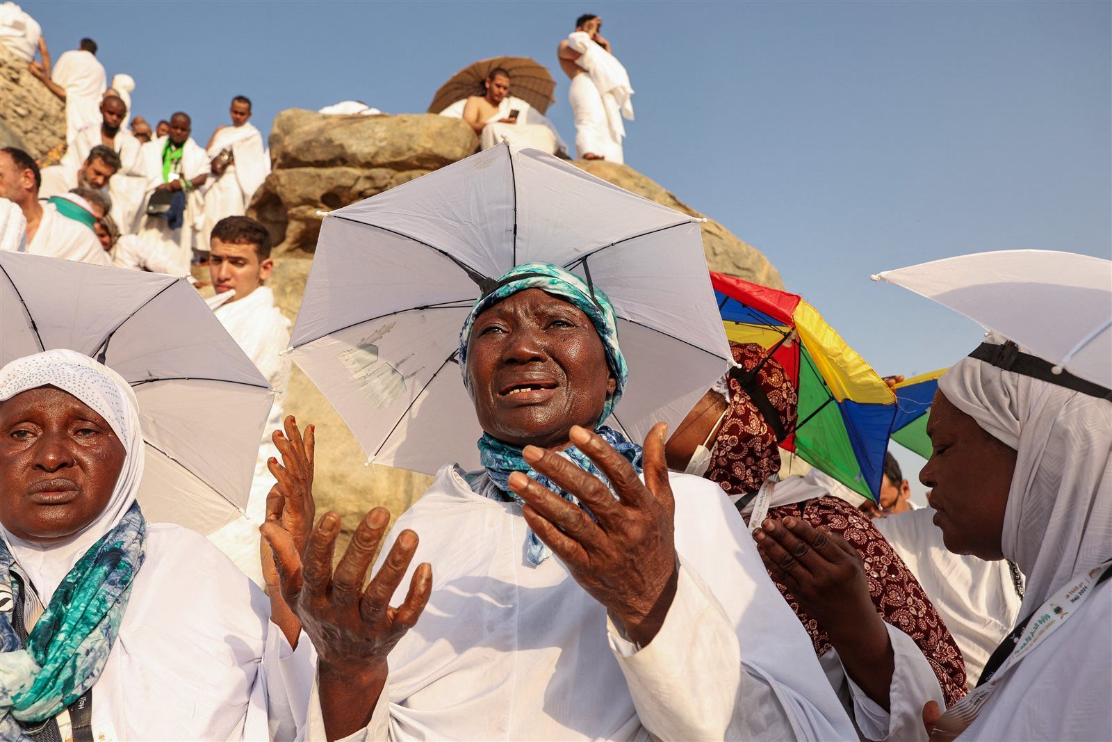 حجاج بيت الله الحرام على عرفات.. "أرواح ترجوا ودموع خاشعة "( صور)