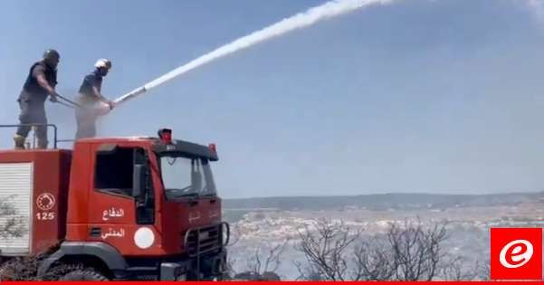 اندلاع حرائق في الناقورة ومجدل زون جراء القصف الفسفوري والقذائف الحارقة