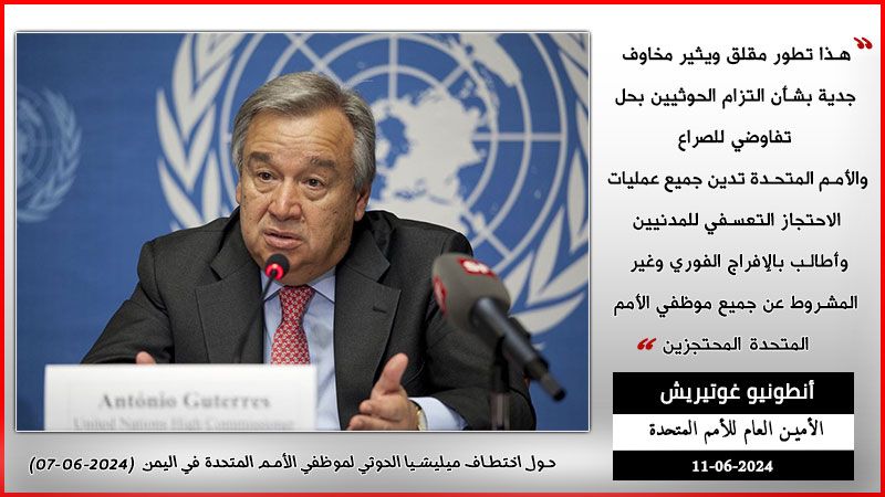 (تقرير خاص) يرصد تصاعد المواقف الدولية إزاء اختطاف ميليشيا الحوثي لموظفي الوكالات