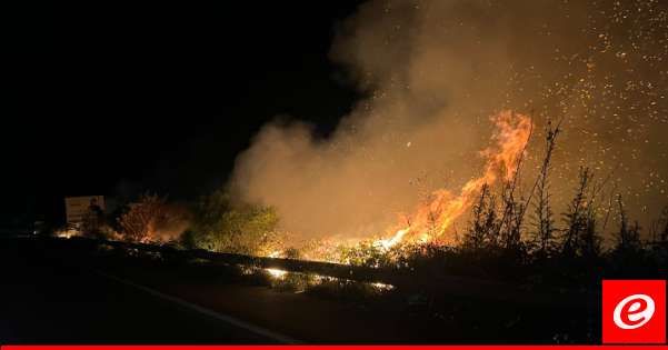 إخماد حريقَي سيارتين داخل كاراج في رياق وحريق أعشاب وأشجار ونفايات في البربارة