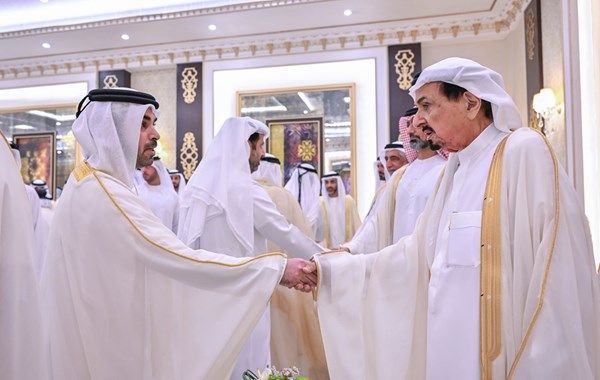 حاكم عجمان وولي عهده يستقبلان المهنئين بعيد الأضحى المبارك