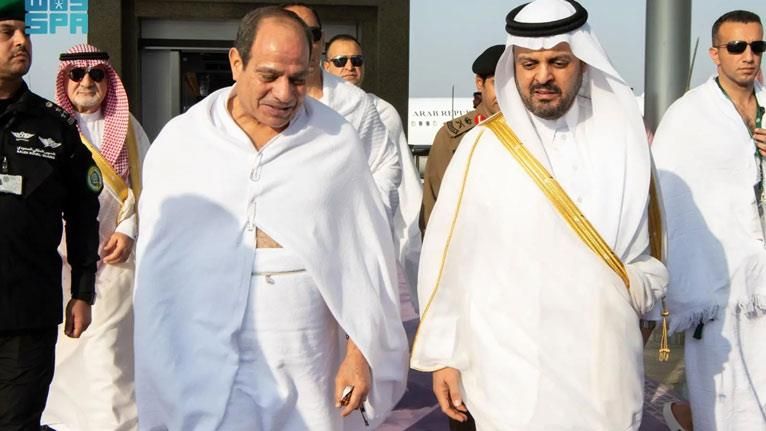 السيسي يشيد بحسن تنظيم السلطات السعودية لمناسك الحج