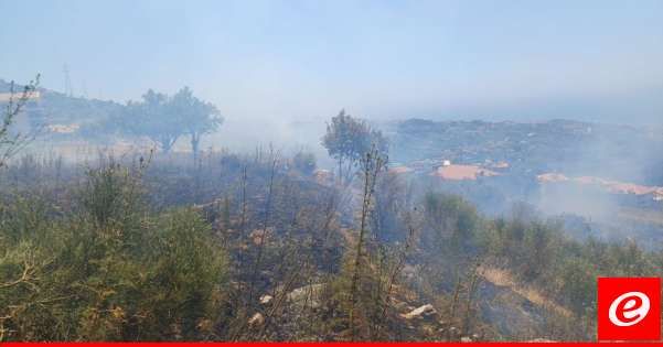 الدفاع المدني: إخماد النيران التي اندلعت في احراج عيتات والحؤول دون امتدادها الى المنازل المجاورة