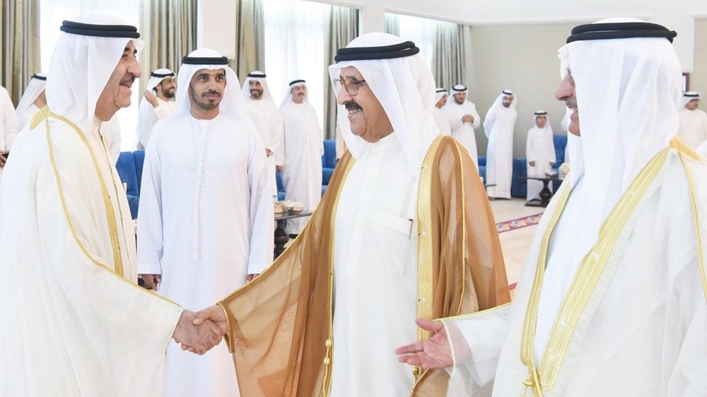الحكام يستقبلون المهنئين بعيد الأضحى المبارك