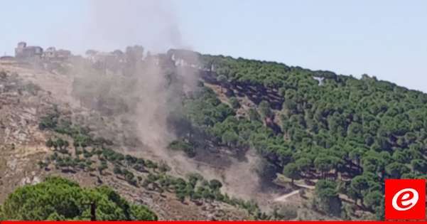 "النشرة": قصف مدفعي إسرائيلي على أطراف كفركلا وكفرحمام وراشيا الفخار