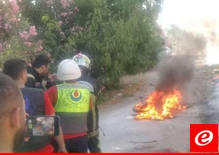 "النشرة": سقوط اصابات جراء غارة اسرائيلية استهدفت دراجة نارية عند طريق شوران في البرغلية