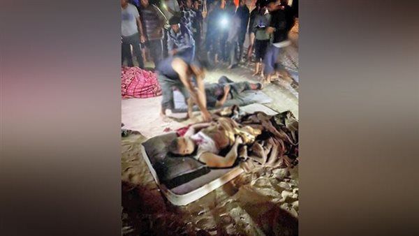 محرقة صهيوينة مروعة للنازحين الفلسطينيين النائمين بخيام مواصى رفح