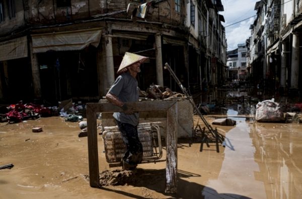 ارتفاع حصيلة ضحايا الفيضانات في الصين