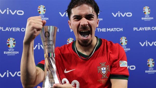 فيتينيا رجل مباراة البرتغال والتشيك في يورو 2024