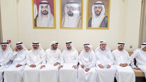 عبدالله بن سالم القاسمي يعزي في وفاة يعقوب القصير